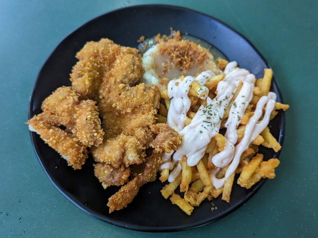 Featured image of Big Boys Western's Signature Cornflake Chicken with Mash Potato & Mentaiko Fries